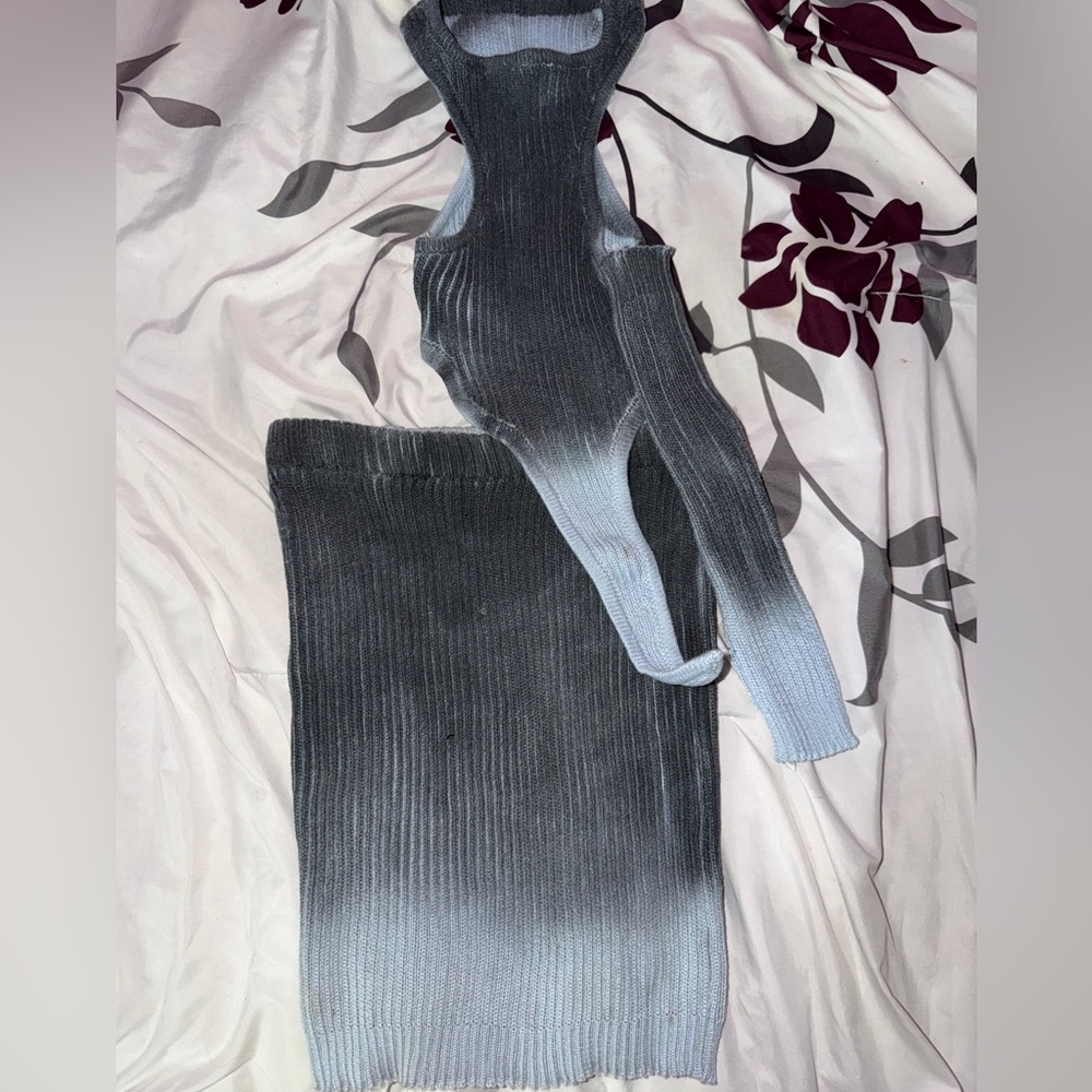 Blue & Grey Custom Matching Set - Picture 2 of 2